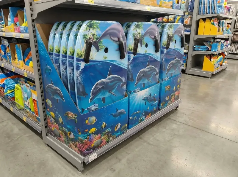 Retail ready bodyboard display