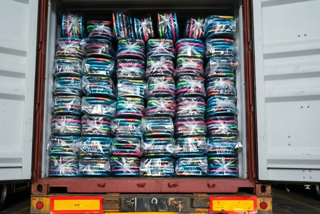 Head-to-tail nesting bodyboards container loading strategy