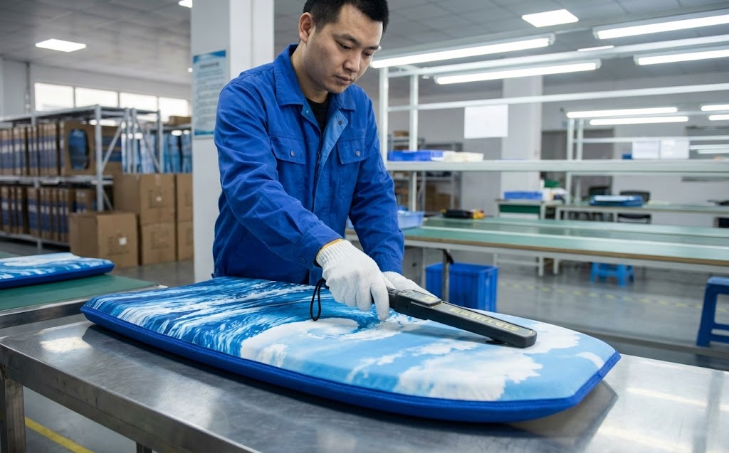 100% metal needle detection for bodyboard toys