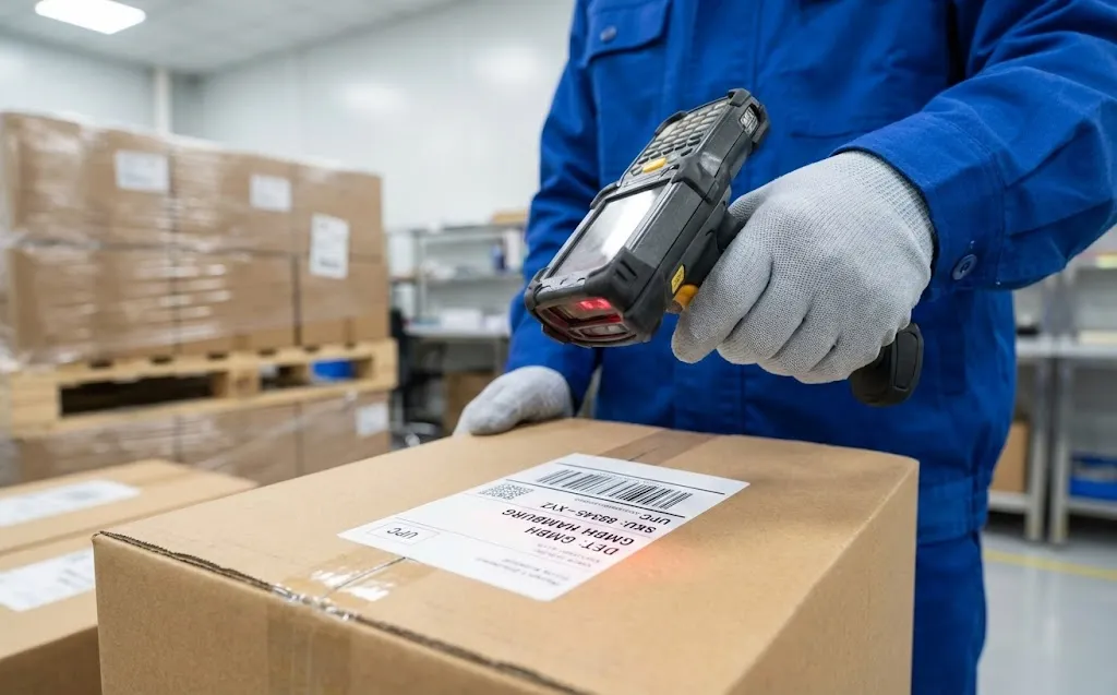 Scanning barcodes for retail bodyboard supply chain