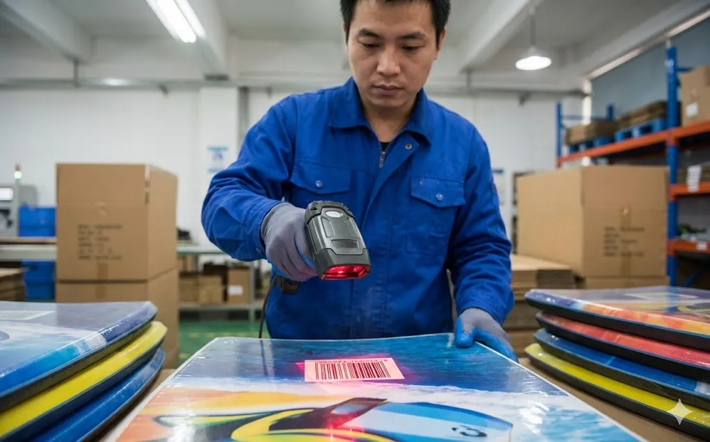 Barcode scan check