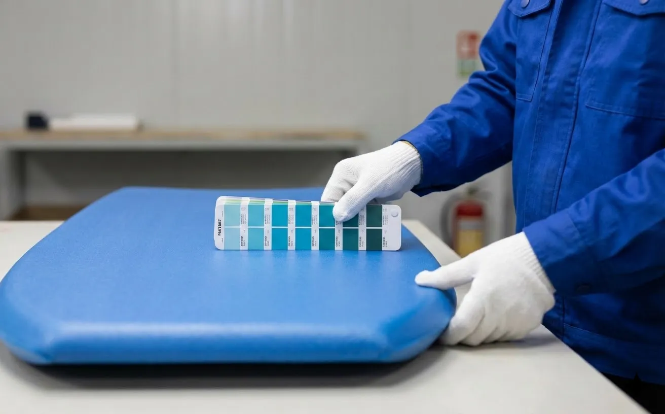 Strict Pantone color matching process for custom OEM XPE bodyboards