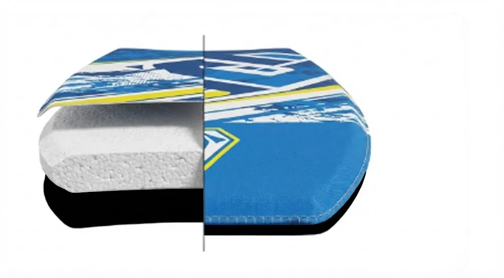 EPS Bodyboard Construction Diagram