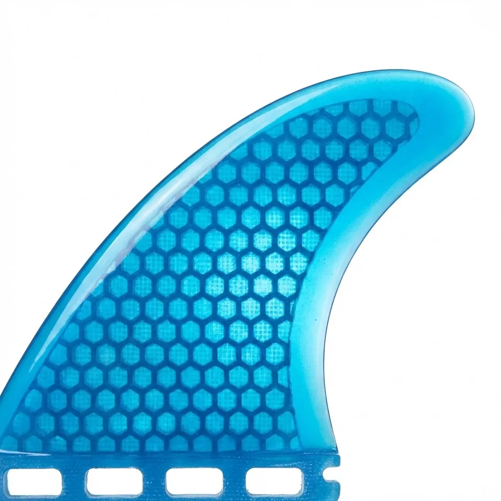 Honeycomb surfboard fins