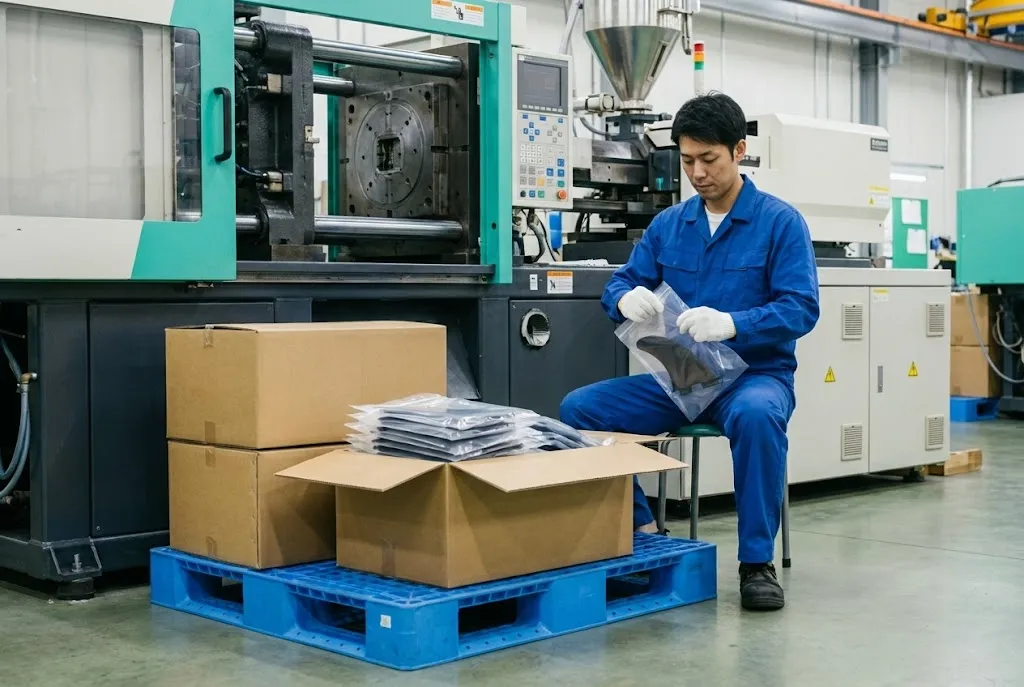 Soft Plastic Fins Packaging Injection Molded Plastic Fins