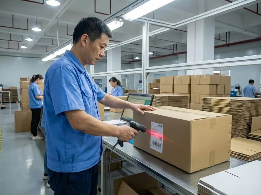 Retail barcode scanning accuracy for wholesale snow sled cartons